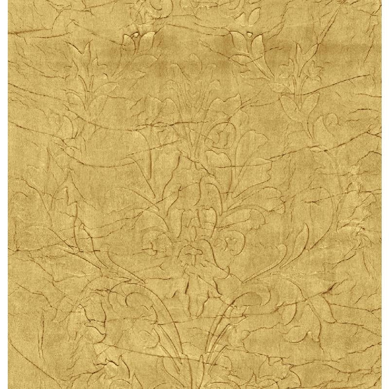 Looking CB33803 Clements Metallic Gold Damask by Carl Robinson Wallpaper