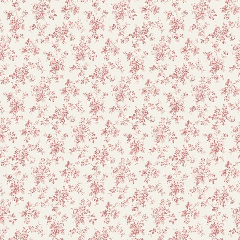 Shop FG70802 Flora Mini All-Over Floral by Wallquest Wallpaper