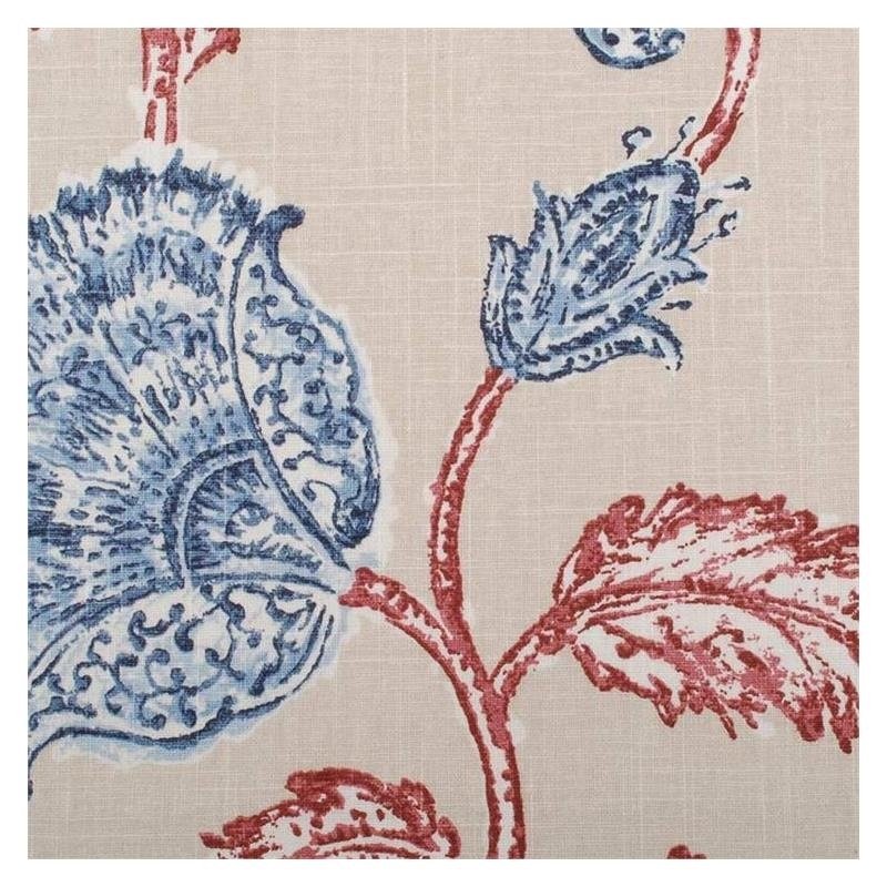 21061-73 Red/Blue - Duralee Fabric