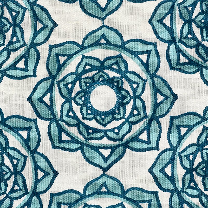 Find 179290 Rose Blue Schumacher Fabric