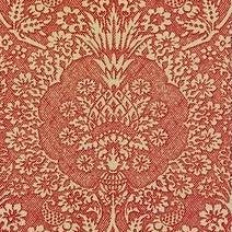 Looking GWF-3411.916.0 Salvadori Red Medallion by Groundworks Fabric