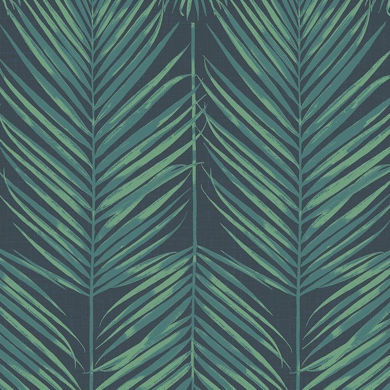 Find MB30004 Beach House Paradise Tropic Midnight Leaves/Leaf by Seabrook Wallpaper