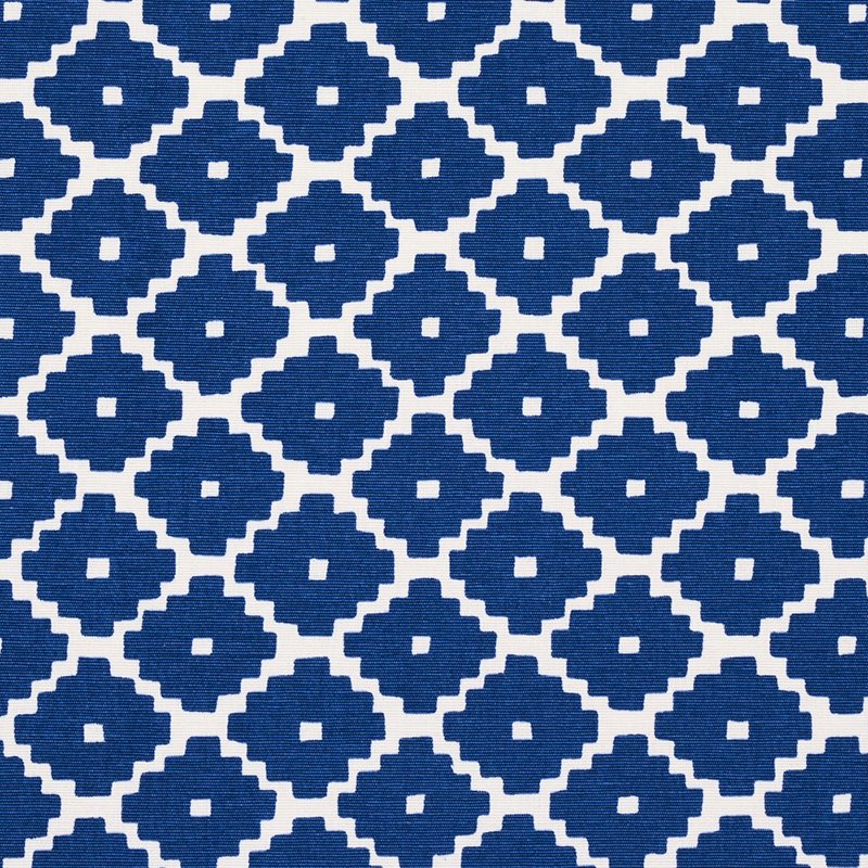 Select 174487 Ziggurat Blue By Schumacher Fabric