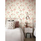 View Psw1013Rl Magnolia Home Vol Ii Floral Pink Peel And Stick Wallpaper