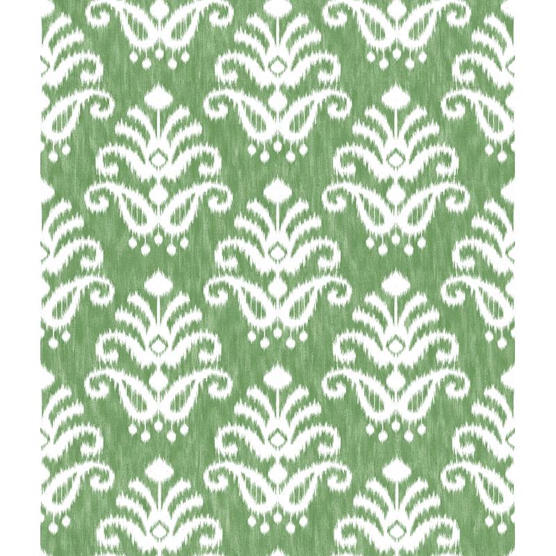 Sample 4081-26331 Happy, Keaton Green Medallion by A-Street Prints Wallpaper