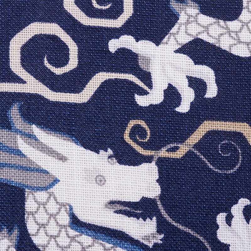 Buy 179000 Bixi Dragon Blue Schumacher Fabric