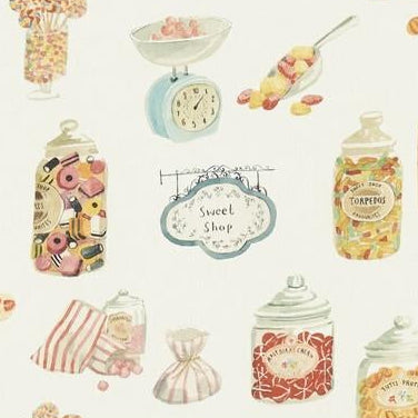 Order F1273/01 Sweetshop Novelty by Clarke And Clarke Fabric