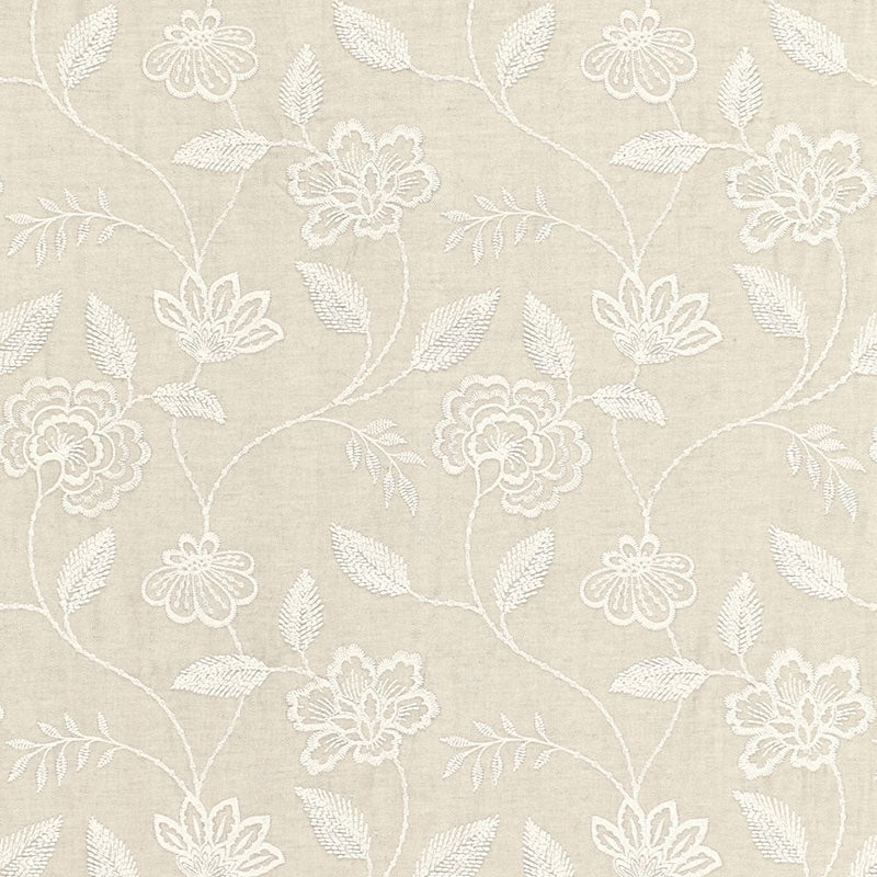 View 68761 Penelope Embroidery Linen by Schumacher Fabric