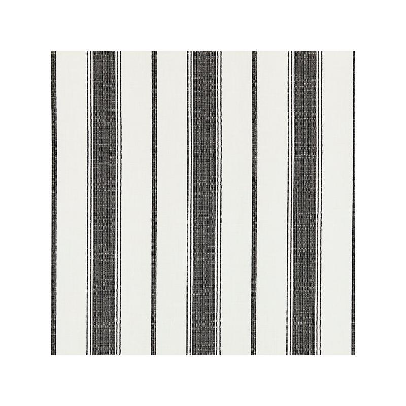 Sample 27110-005 Sconset Stripe, Carbon - Scalamandre Fabric (SC 000527110)