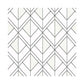 Sample GM7552 Geometric Resource Library, Diamond Shadow White York Wallpaper