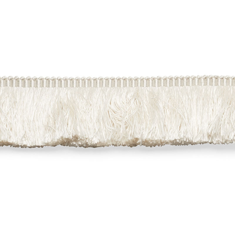 74580 | Francois Silk Brush Fringe, Ivory - Schumacher Fabric