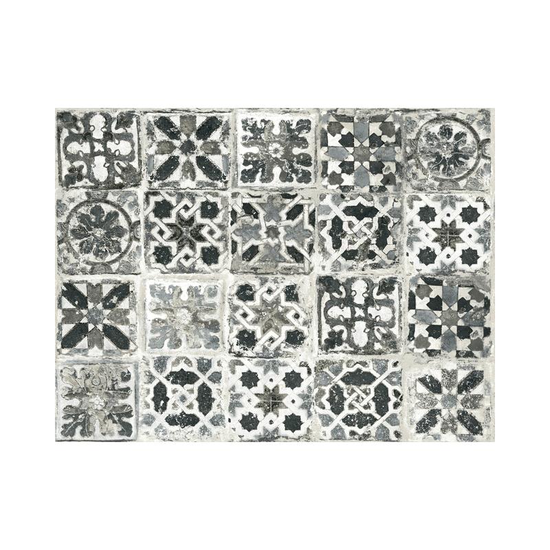 Sample PSW1303RL Encaustic Tile, Premium Peel + Stick by York Wallpaper