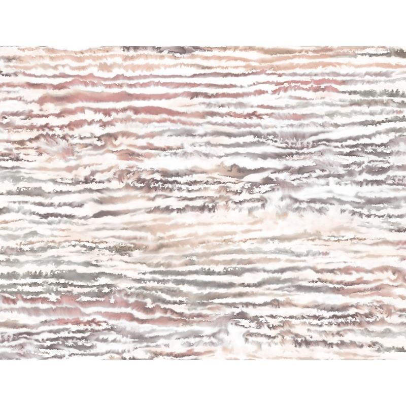 Sample LW50501 Living with Art, Watercolor Waves Smoked Peach Seabrook Wallpaper