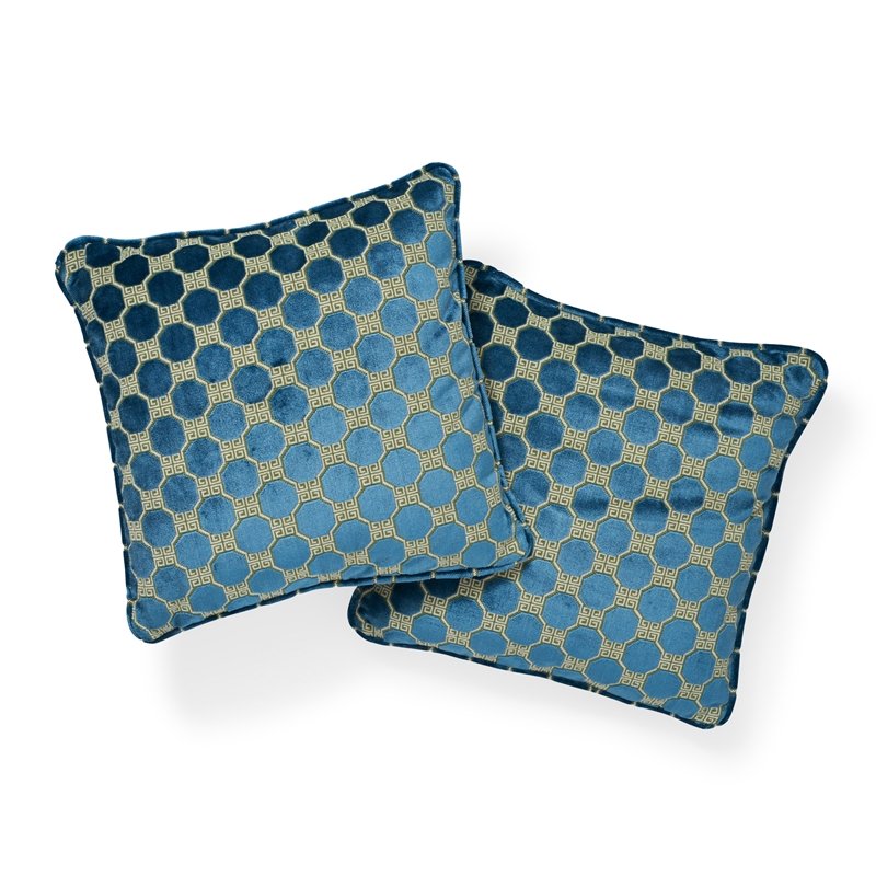 So7397304 Bixi Velvet 18&quot; Pillow Celestine By Schumacher Furniture and Accessories 1,So7397304 Bixi Velvet 18&quot; Pillow Celestine By Schumacher Furniture and Accessories 2