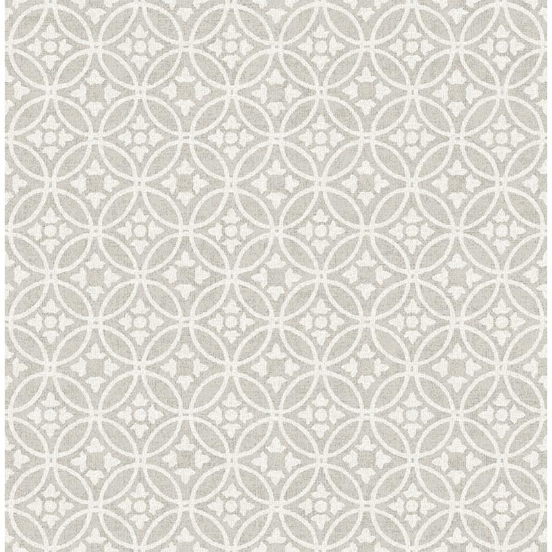 Order 2970-26135 Revival Larsson Grey Ogee Wallpaper Grey A-Street Prints Wallpaper