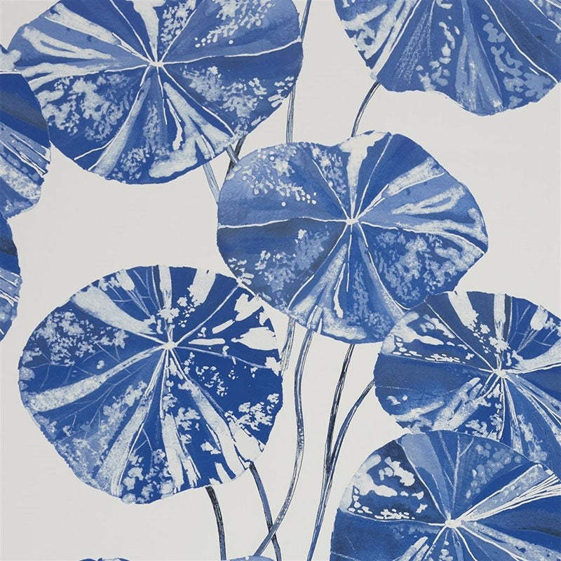 Sample PDG1061-05 Brahmi Cobalt by Designer Guild Wallpaper