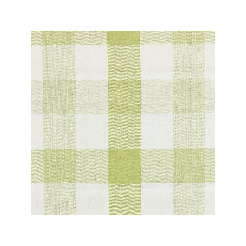 Sample 27135-005 Westport Linen Plaid, Green Tea - Scalamandre Fabric (SC 000527135)