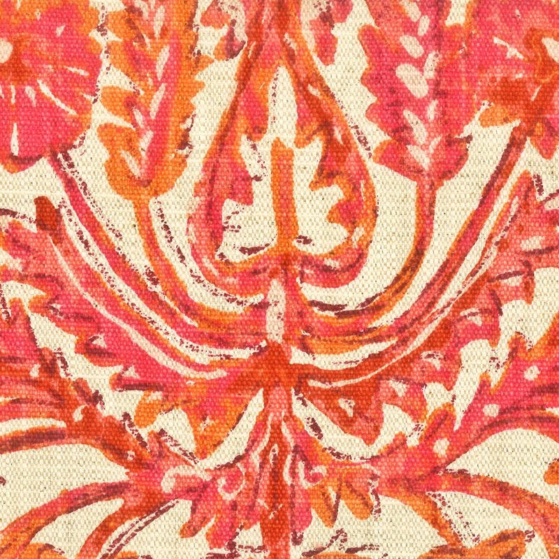 Sample PAWT-1 Pawtucket, Salsa Orange Rust Stout Fabric