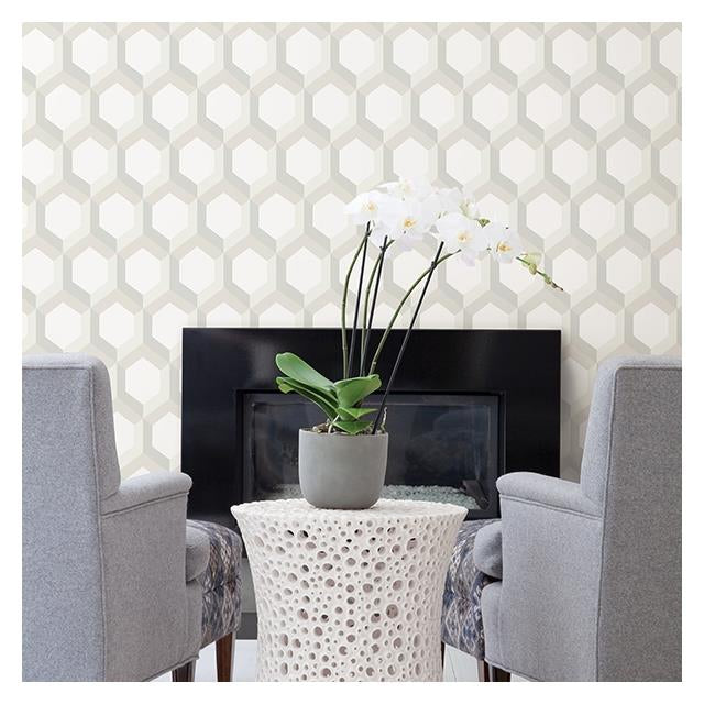 Looking for 2716-23842 Hex Neutral Geometric A-Street Prints Wallpaper