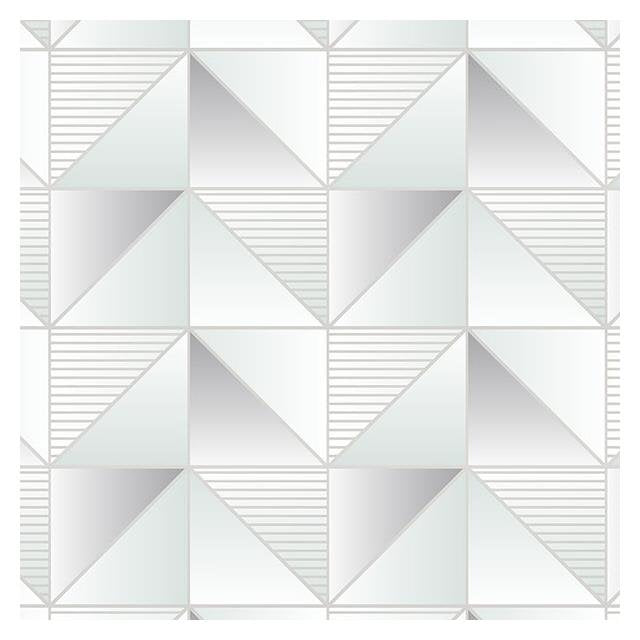 Shop GX37632 Geometrix Green Cubist Wallpaper by Norwall Wallpaper