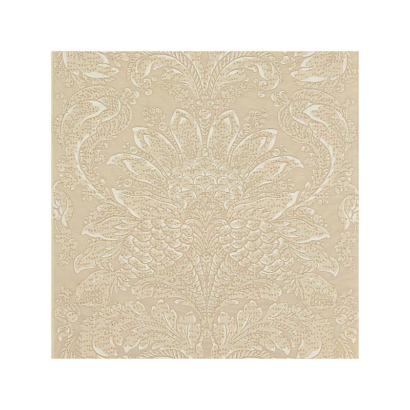 View 27081-001 Carlotta Damask Bisque by Scalamandre Fabric