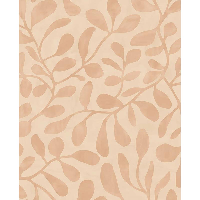 Sample EJ318031 Twist, Fiona Peach Leafy Vines by Eijffinger