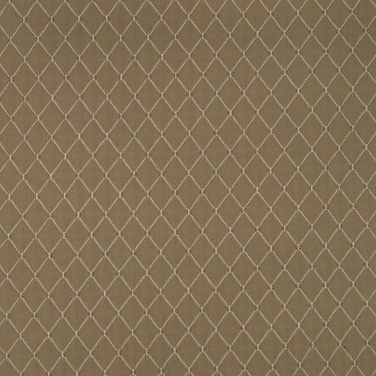 B4094 Khaki | Diamond, Jacquard - Greenhouse Fabric
