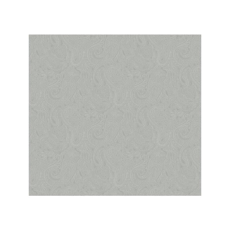 Sample Carl Robinson  CB75802, Grahame color Metallic Silver  Paisley Wallpaper