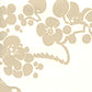 Sample 3010-01WP Hawthorne , New Beige on Off White by Quadrille Wallpaper