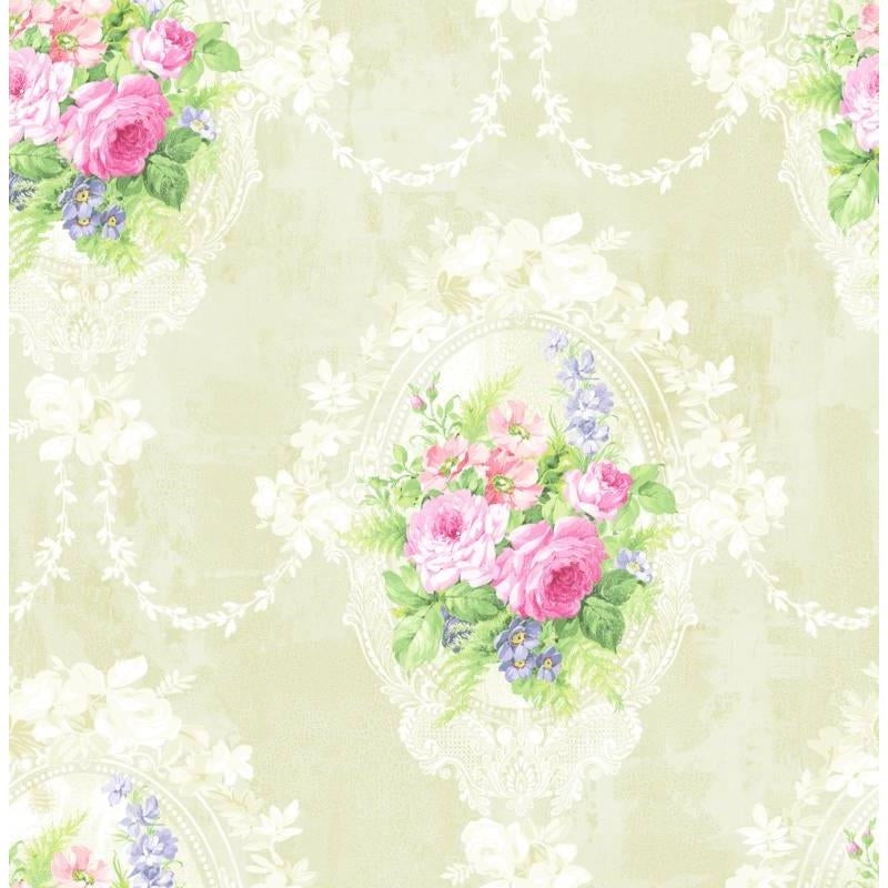 Search RG60705 Garden Rose by Seabrook Wallpaper
