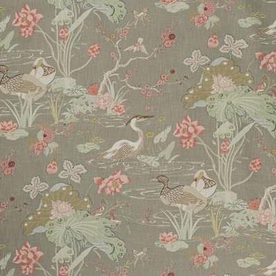 Save 2020198.1067 Luzon Print Fawn Botanical Florals by Lee Jofa Fabric