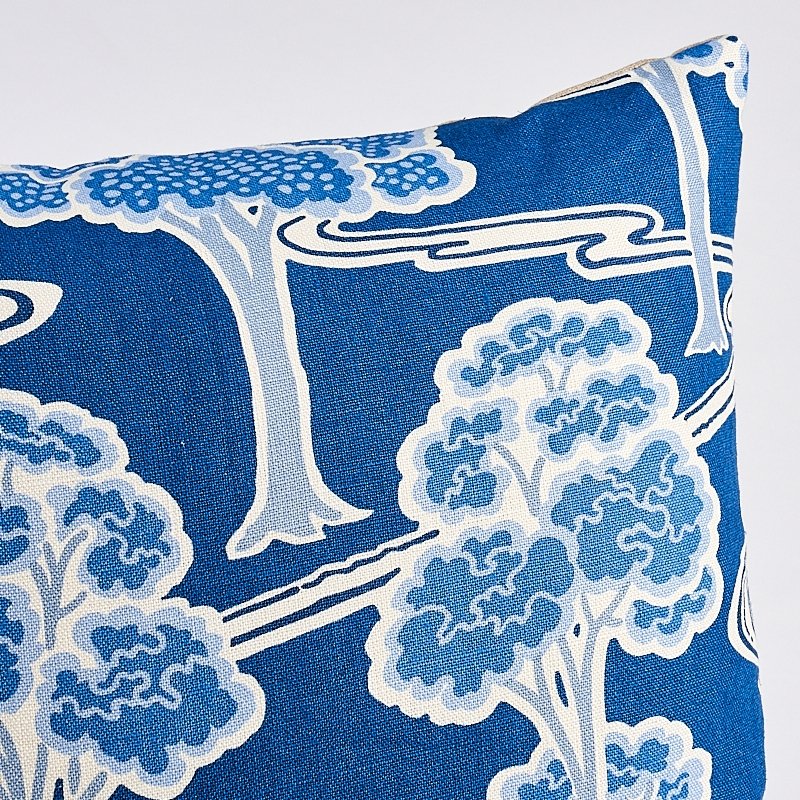 So6882406 Madeleine Velvet 22" Pillow Cadet By Schumacher Furniture and Accessories