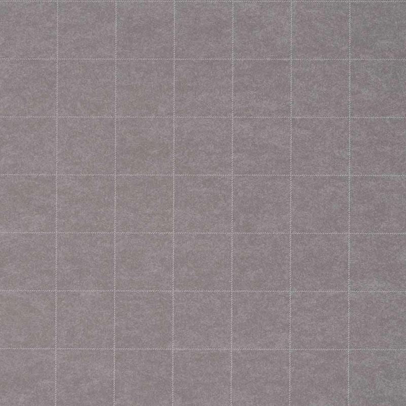 Purchase 2150 Vinyl Savile Suiting Plaid White on Taupe Phillip Jeffries Wallpaper