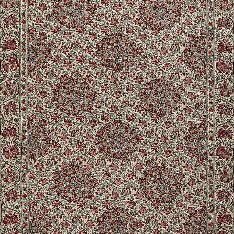 Purchase sample of 1296000 Kaya Medallion, Document by Schumacher Fabric