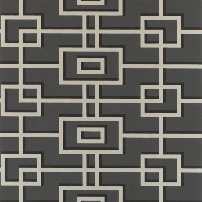 Sample P533-05 Rheinsberg, Noir by Designer Guild Wallpaper