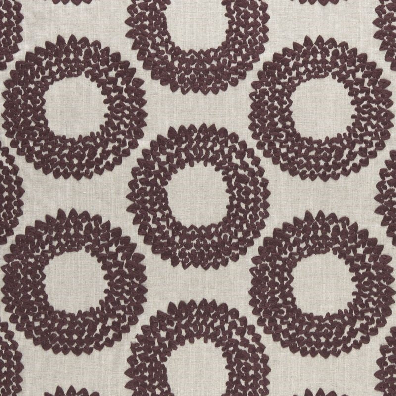 Sample F0954-04 Dashiki Plum Clarke And Clarke Fabric