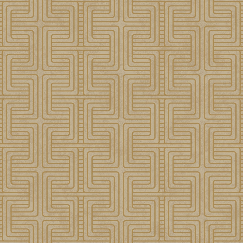 Sample 6481 Geo Tribe, Gold By Borastapeter Wallcovering