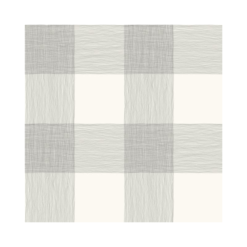 Sample PSW1000RL Magnolia Home Vol. II, Plaid Black Peel and Stick Wallpaper