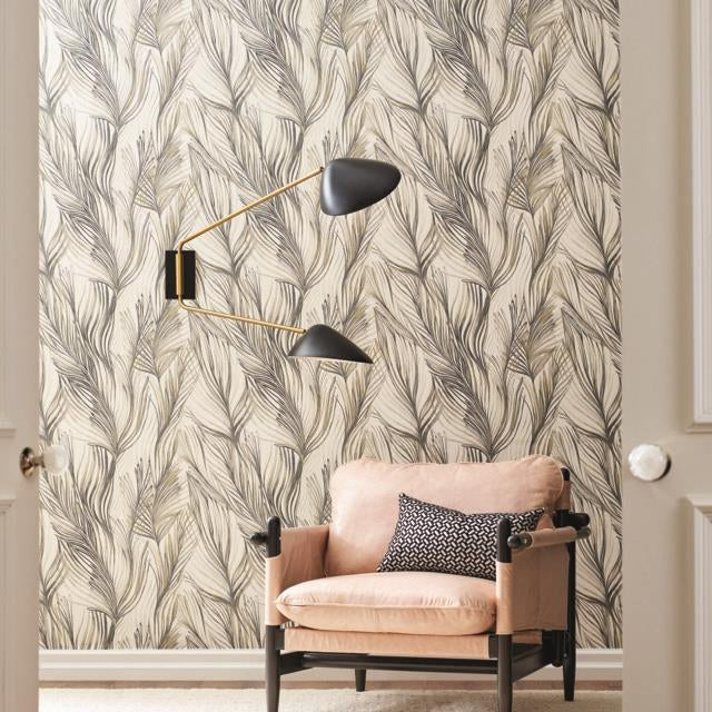 Order Psw1104Rl Simply Candice Abstract Grey Peel And Stick Wallpaper