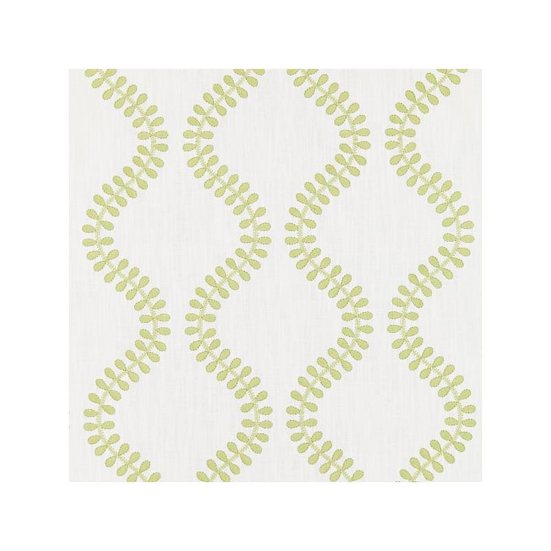 View 27127-002 Foglia Embroidery Celery by Scalamandre Fabric