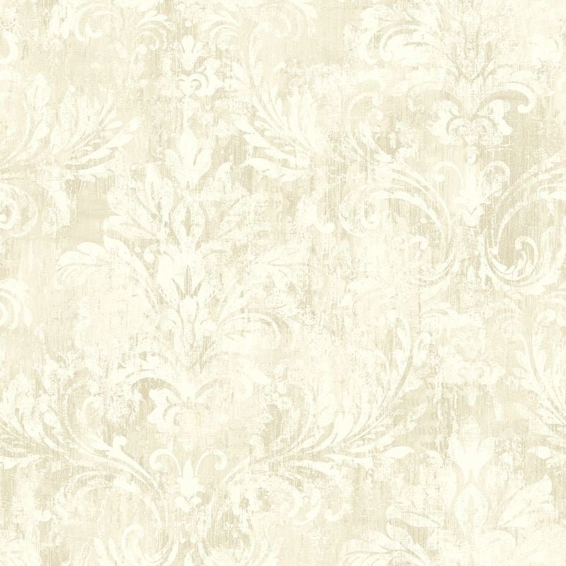 Order VF30501 Manor House Framed Damask by Wallquest Wallpaper