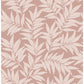 Select 2970-26121 Revival Morris Pink Leaf Wallpaper Pink A-Street Prints Wallpaper
