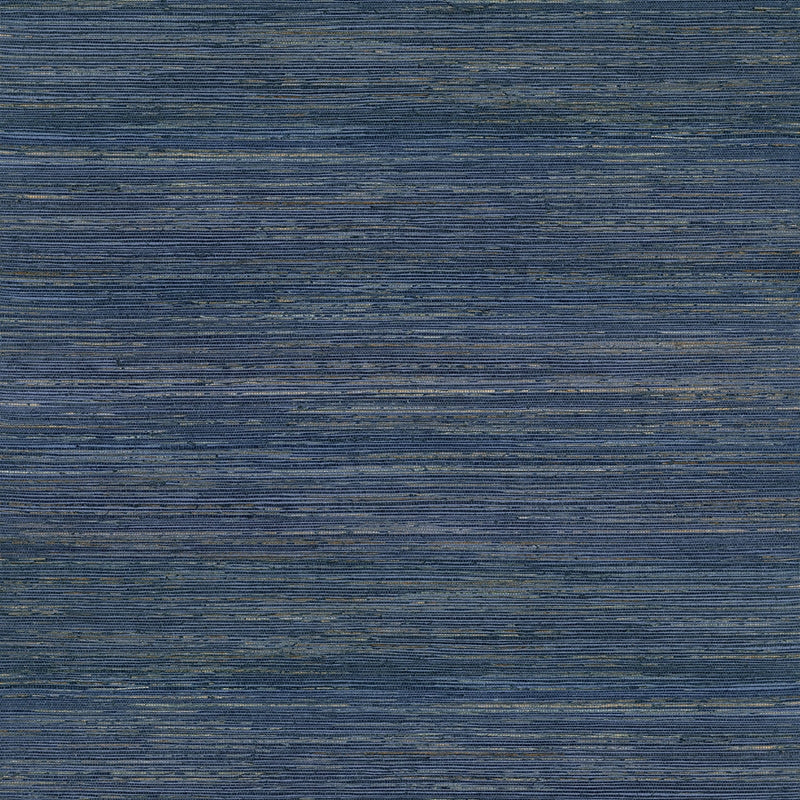 Sample 2829-82042 Fibers,  Pattini Indigo Grasscloth Wallpaper by A Street Prints