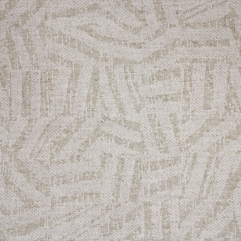 Looking F3902 Cream Neutral Geometric Greenhouse Fabric