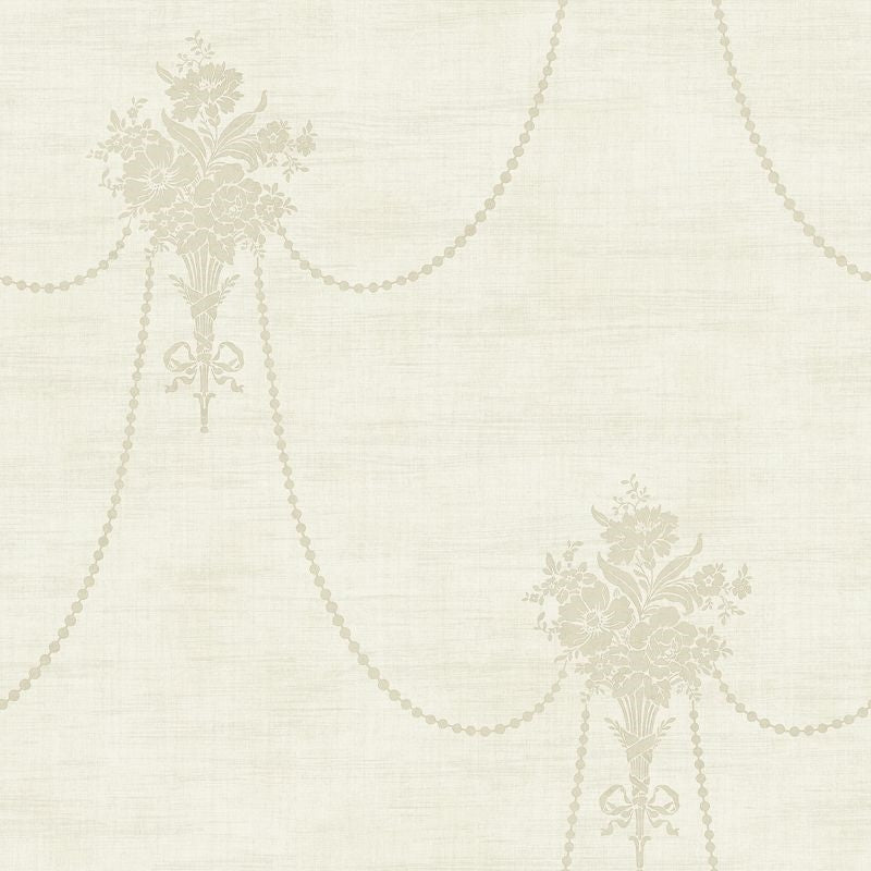 Sample MV80207 Vintage Home 2 Beaded Bouquet Wallquest