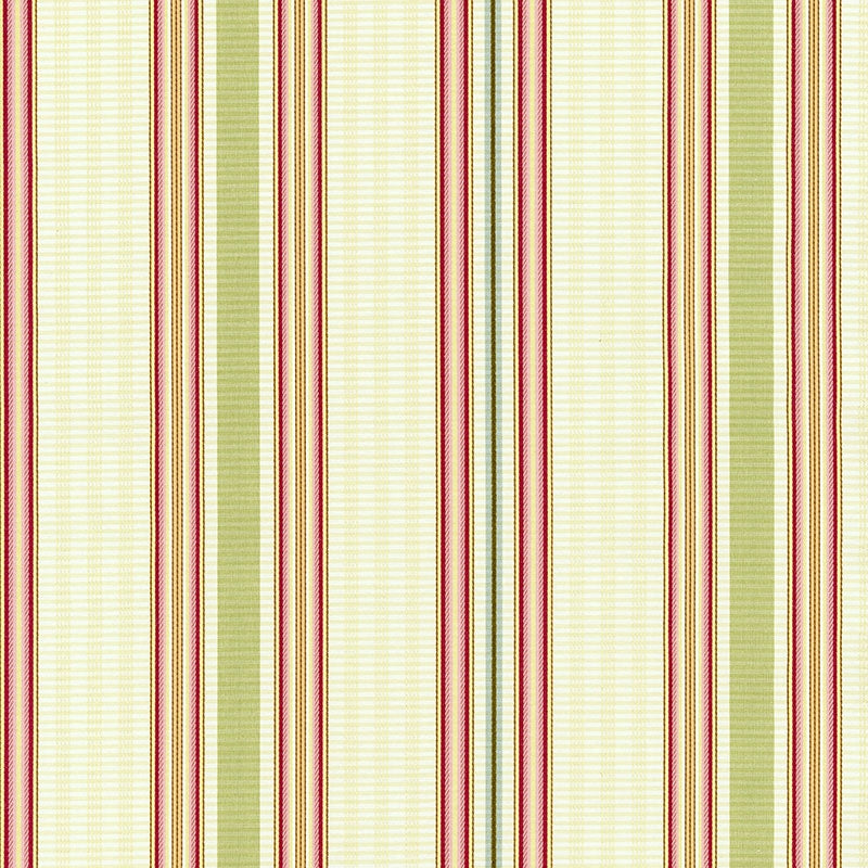 Buy 62181 Biella Silk Stripe Berry by Schumacher Fabric