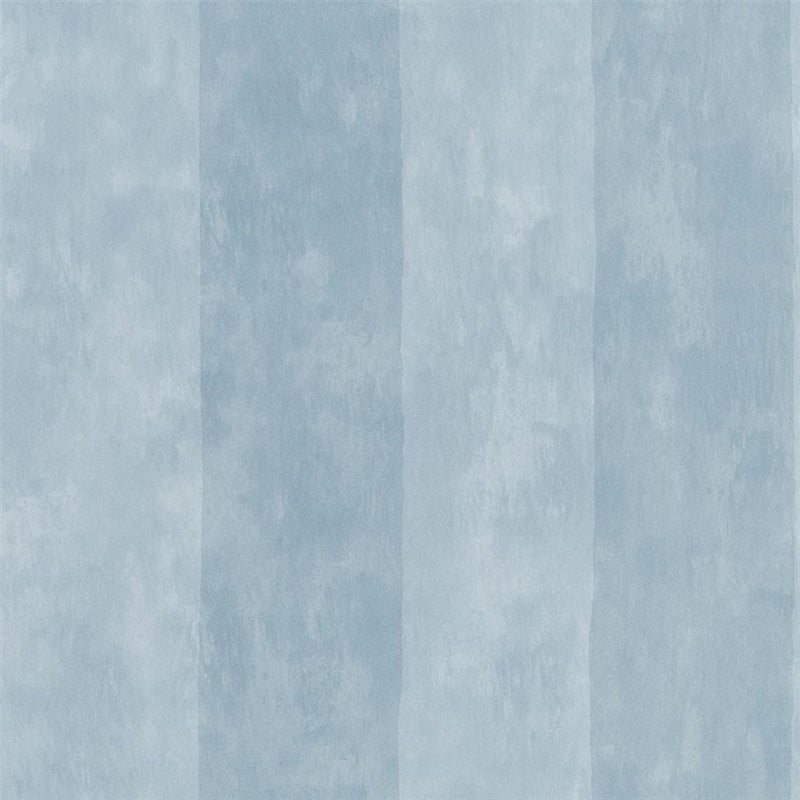Sample PDG720-15 Parchment Stripe, Sevres Porcelain by Designer Guild Wallpaper