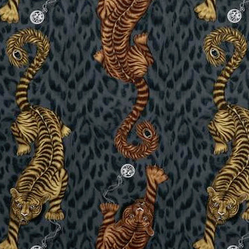 Save F1114/01 Tigris Animal/Insect by Clarke And Clarke Fabric