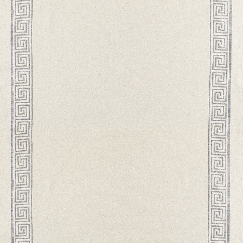 Purchase sample of 65251 Greek Key Embroidery Ii, Zinc by Schumacher Fabric