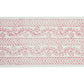 Sample 78442 Arbela Hand Blocked Tape, Pink By Schumacher Trim
